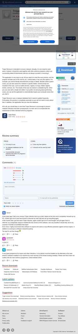 Captura de pantalla trojan-remover.informer.com