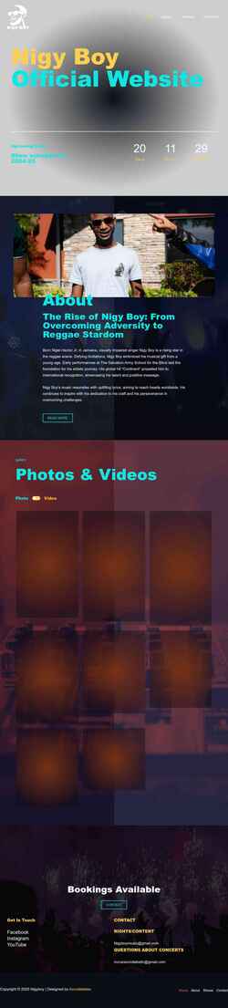 Screenshot nigyboy.com