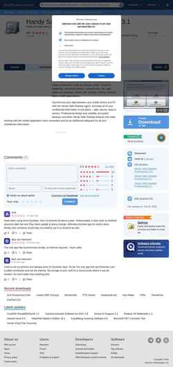 Снимак екрана handy-safe-desktop-professional.software.informer.com