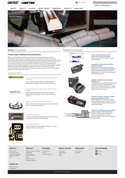 Screenshot www.ortec-online.com