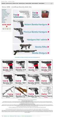Schermata berettaweb.com