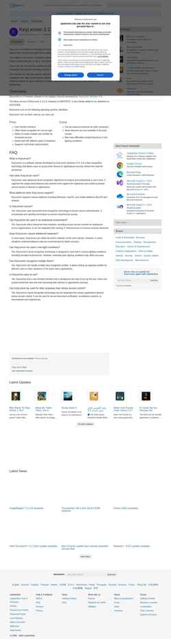 Captura de pantalla keylemon.updatestar.com