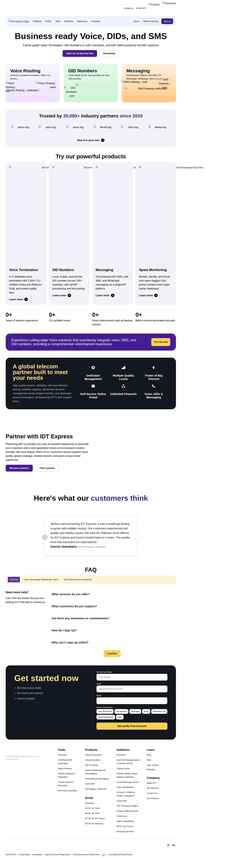 Скриншот www.idtexpress.com
