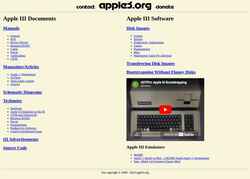 Skærmbillede apple3.org