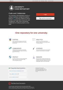 Скриншот code.osu.edu
