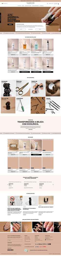 Posnetek zaslona nailmasterspro.com