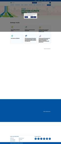 Ekran görüntüsü www.icao.int