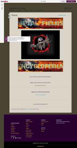 Ekran görüntüsü metalfields.fandom.com