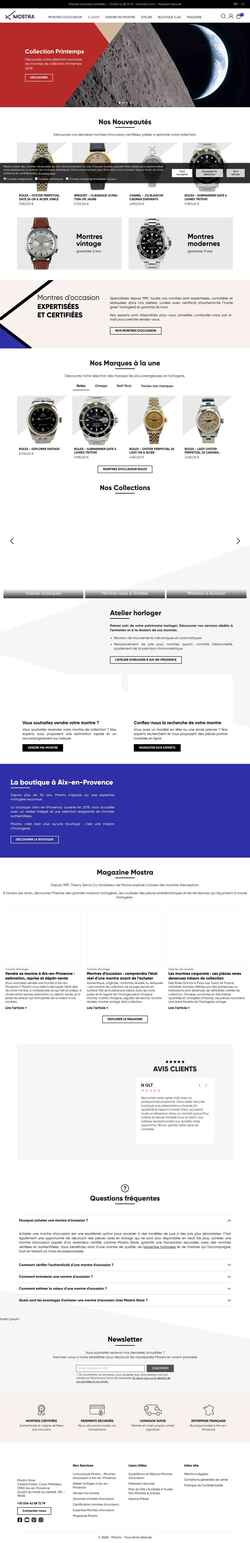 Schermata www.mostra-store.com