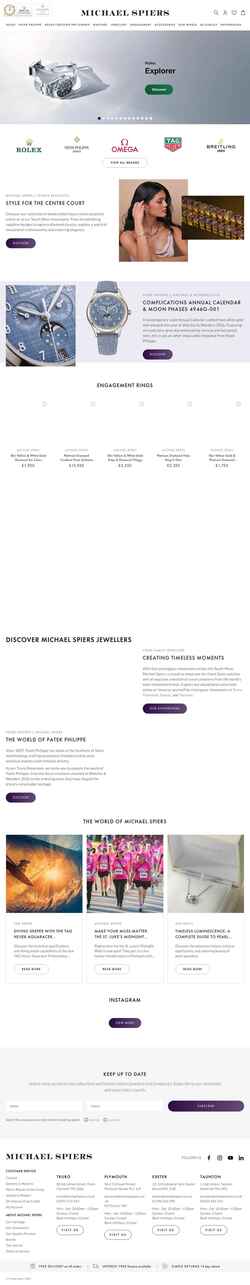 Snímek obrazovky michaelspiers.co.uk