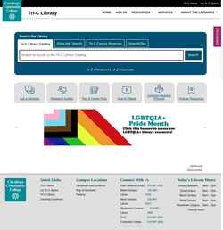 Снимак екрана libguides.tri-c.edu
