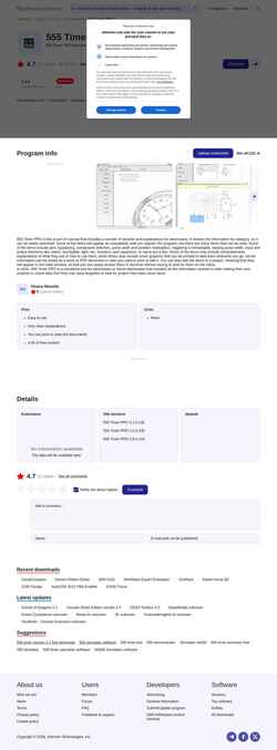 Zrzut ekranu 555-timer-pro.informer.com