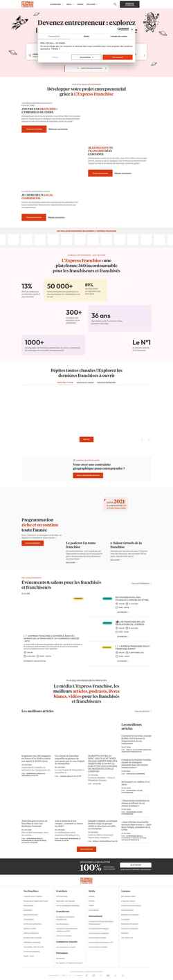 Captura de pantalla lexpress-franchise.com