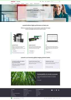 Ekran görüntüsü www.lexmark.com