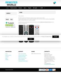 Zrzut ekranu remotes-world.com