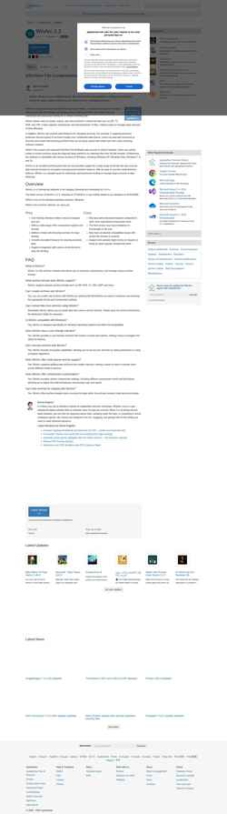 Screenshot winarc.updatestar.com