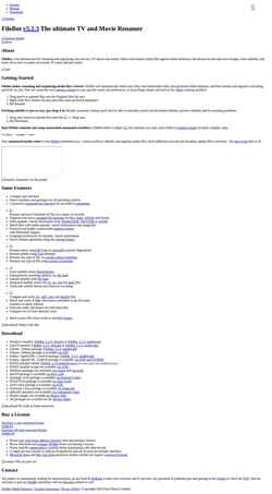 Screenshot www.filebot.net