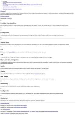 Screenshot theforeman.org