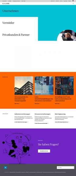 Ekran görüntüsü www.chubb.com