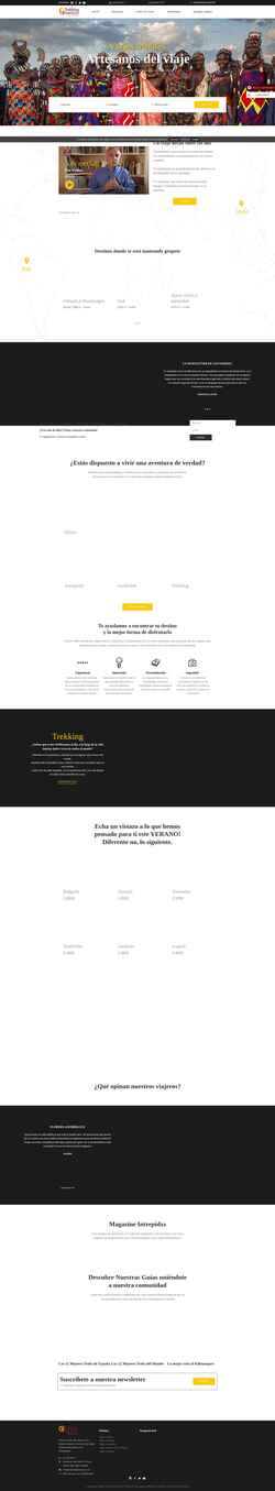 Captura de pantalla trekkingyaventura.com