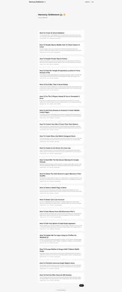 Screenshot harmonysettlement.pages.dev