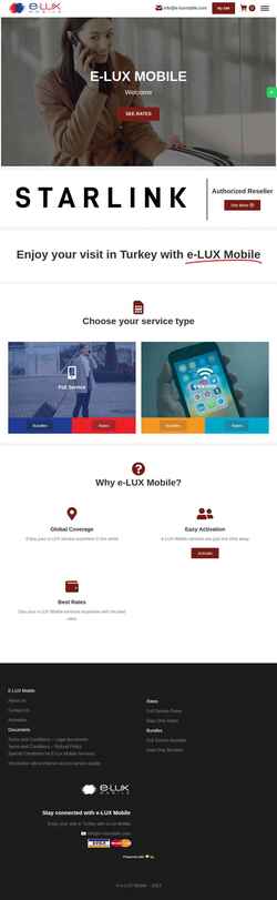 Captura de pantalla e-luxmobile.com
