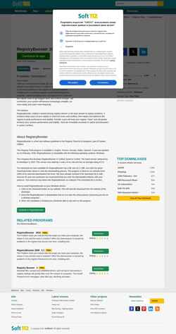 Ekran görüntüsü registrybooster.soft112.com
