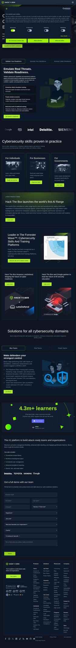 Skärmdump www.hackthebox.com