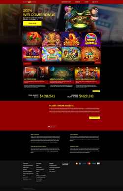 Screenshot www.planet7casino.com
