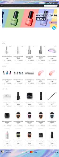Screenshot gloss-company.com