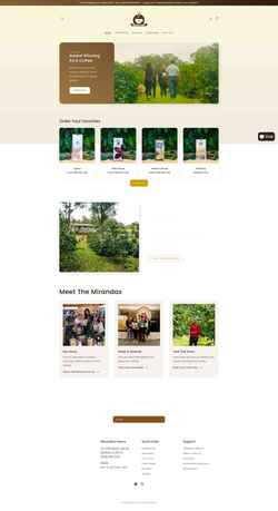Zrzut ekranu mirandasfarms.com