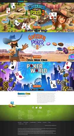 Skærmbillede www.governorofpoker.com