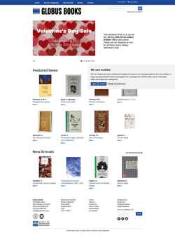 Captura de pantalla www.globusbooks.com
