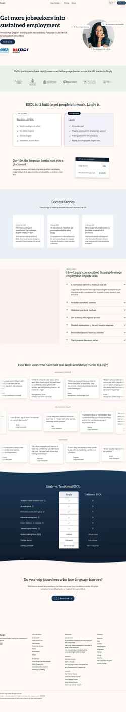 Screenshot www.lingly.ai