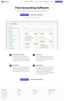 Zrzut ekranu www.manager.io