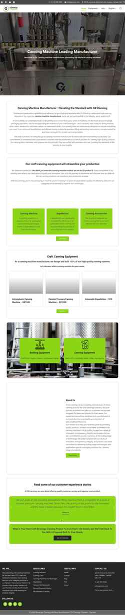 Zrzut ekranu gxcanning.com
