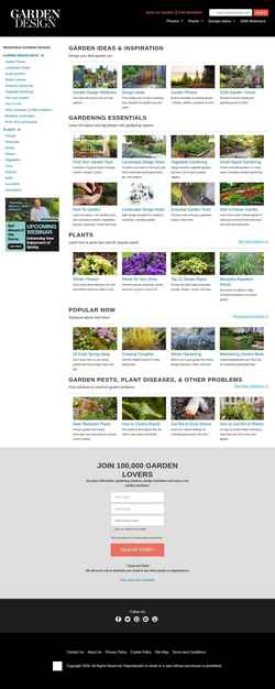スクリーンショット www.gardendesign.com