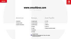 Snimka zaslona www.smashbros.com