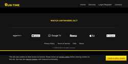 スクリーンショット www.runtime.tv