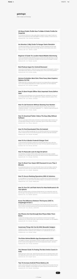 Screenshot gatelogiz.pages.dev