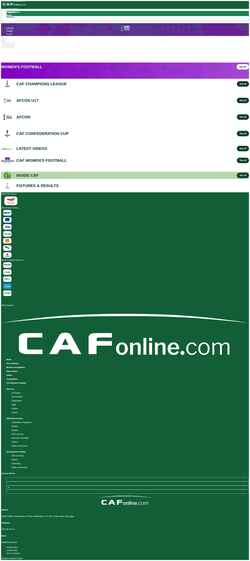 Schermafbeelding www.cafonline.com
