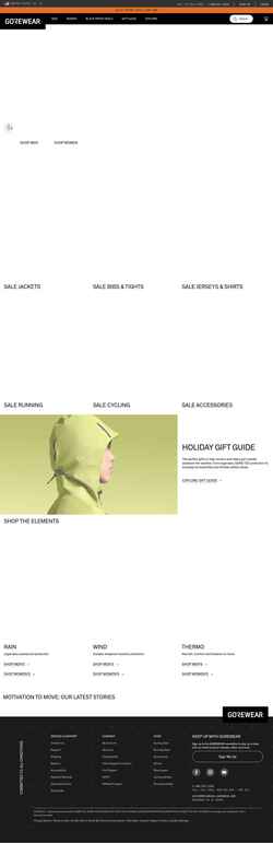 Captura de pantalla www.gorewear.com