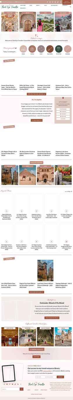 Zrzut ekranu thirdeyetraveller.com
