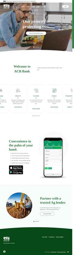 Screenshot www.acbbank.net