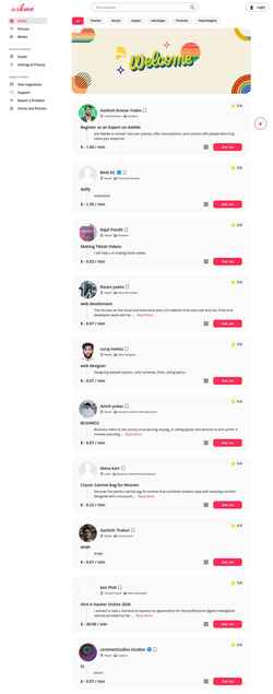 Schermafbeelding www.askme.global