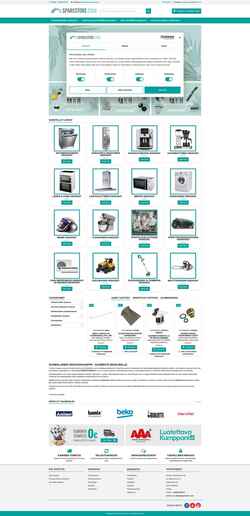 Schermafbeelding www.sparestore.com