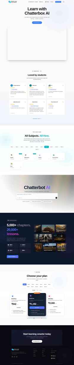 Schermata www.englishchatterbox.com