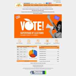 Captura de pantalla ocfelections.gov
