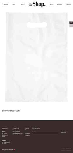 Posnetek zaslona theshopag.com