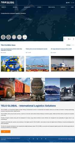 Ekrānuzņēmums telsglobal.com
